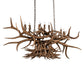 Meyda 50" Long Antlers 10 Light Oblong Chandelier- 247232