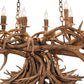 Meyda 50" Long Antlers 10 Light Oblong Chandelier- 247232