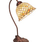Meyda 8" Wide Tiffany Fishscale Desk Lamp- 247821