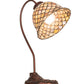 Meyda 8" Wide Tiffany Fishscale Desk Lamp- 247821