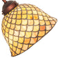 Meyda 8" Wide Tiffany Fishscale Desk Lamp- 247821