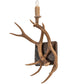 Meyda 14" Wide Antlers Elk & Mule Deer Wall Sconce- 247849