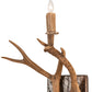 Meyda 14" Wide Antlers Elk & Mule Deer Wall Sconce- 247849