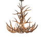 Meyda  34" Wide Antlers Elk & Mule Deer 8 Light Chandelier- 247856