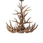 Meyda  34" Wide Antlers Elk & Mule Deer 8 Light Chandelier- 247856