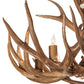 Meyda  34" Wide Antlers Elk & Mule Deer 8 Light Chandelier- 247856