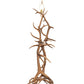 Meyda 75" High Antlers Elk & Mule Deer Floor Base- 247868