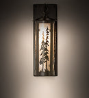 Meyda 5" Wide Fulton Tall Pines Hanging Wall Sconce 249022