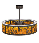 Meyda 36" Wide Whispering Pines Chandel-Air- 249101