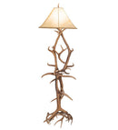 Meyda 75" High Antlers Elk & Mule Deer Floor Lamp- 249118