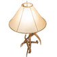Meyda 34" High Antlers Elk & Mule Deer Table Lamp- 249163