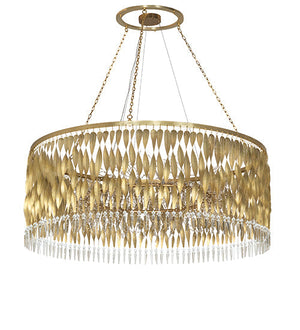 Meyda 80" Wide Sterling Ridge Chandelier- 250167 - MyBBQDirect