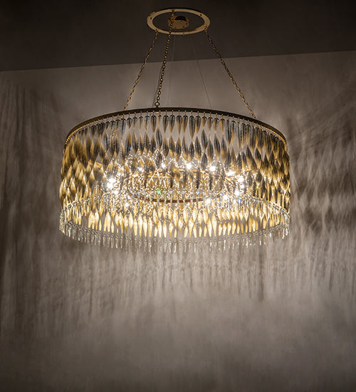 Meyda 80" Wide Sterling Ridge Chandelier- 250167 - MyBBQDirect