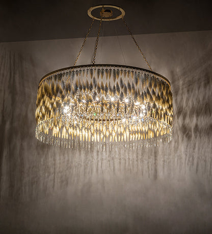 Meyda 80" Wide Sterling Ridge Chandelier- 250167 - MyBBQDirect