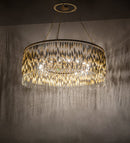 Meyda 80" Wide Sterling Ridge Chandelier 250167