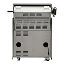 FORNO Bulnes Outdoor Kitchen 30-Inch BBQ 60,000 BTU, with Sear, Rotisserie Infrared Burners, 1.8 Cu.Ft. Beverage Center, & Black/White Countertops - MyBBQDirect