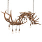 Meyda 74" Long Antlers 8 Light Oblong Chandelier- 251970