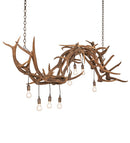 Meyda 74" Long Antlers 8 Light Oblong Chandelier- 251970
