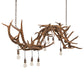 Meyda 74" Long Antlers 8 Light Oblong Chandelier- 251970