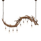 Meyda 74" Long Antlers 8 Light Oblong Chandelier- 251970