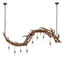 Meyda 74" Long Antlers 8 Light Oblong Chandelier- 251970