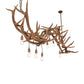 Meyda 74" Long Antlers 8 Light Oblong Chandelier- 251970