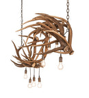Meyda 74" Long Antlers 8 Light Oblong Chandelier- 251970