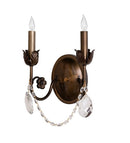 Meyda 9.5" Wide Antonia 2 Light Wall Sconce- 252340