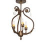 Meyda 12" Wide Antonia 3 Light Chandelier- 252343 - MyBBQDirect