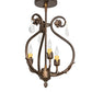 Meyda 12" Wide Antonia 3 Light Chandelier- 252343 - MyBBQDirect