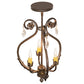 Meyda 12" Wide Antonia 3 Light Chandelier- 252343 - MyBBQDirect