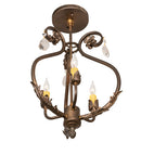 Meyda 12" Wide Antonia 3 Light Chandelier- 252343 - MyBBQDirect