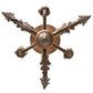 Meyda 12" Wide Antonia 3 Light Chandelier- 252343 - MyBBQDirect