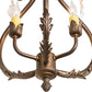 Meyda 12" Wide Antonia 3 Light Chandelier- 252343 - MyBBQDirect
