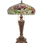 Meyda  26" High Tiffany Peony Table Lamp- 253024