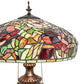 Meyda  26" High Tiffany Peony Table Lamp- 253024