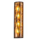 Meyda 8" Wide Saltire Craftsman Wall Sconce 253588
