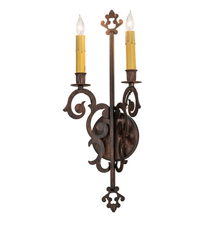 Meyda 8" Wide Aneila 2 Light Wall Sconce '255166