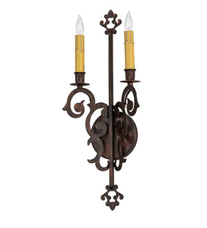 Meyda 8" Wide Aneila 2 Light Wall Sconce '255166