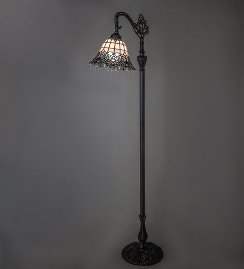 Meyda 61" High Angelica Bridge Arm Floor Lamp- 255705 - MyBBQDirect