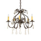 Meyda 24" Wide Chantilly 5 Light Chandelier- 256731 - MyBBQDirect