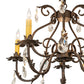 Meyda 24" Wide Chantilly 5 Light Chandelier- 256731 - MyBBQDirect