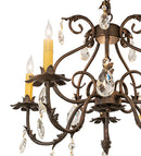 Meyda 24" Wide Chantilly 5 Light Chandelier- 256731 - MyBBQDirect