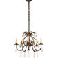 Meyda 24" Wide Chantilly 5 Light Chandelier- 256731 - MyBBQDirect