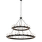 Meyda 72" Wide Noziroh Ring 40 Light Two Tier Chandelier- 256824 - MyBBQDirect