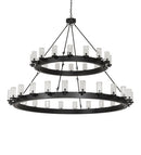 Meyda 72" Wide Noziroh Ring 40 Light Two Tier Chandelier- 256824 - MyBBQDirect