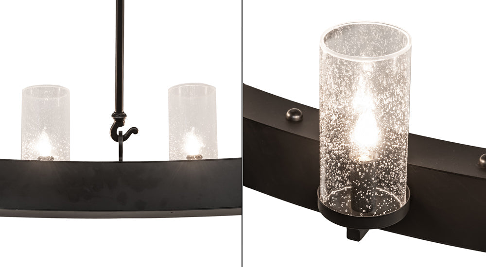 Meyda 72" Wide Noziroh Ring 40 Light Two Tier Chandelier- 256824 - MyBBQDirect