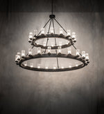 Meyda 72" Wide Noziroh Ring 40 Light Two Tier Chandelier- 256824 - MyBBQDirect