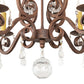 Meyda 22" Wide Adrianna 4 Light Chandelier- 257372 - MyBBQDirect