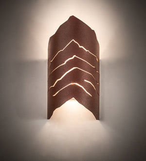 Meyda 8" Wide Wavey Wall Sconce 257961